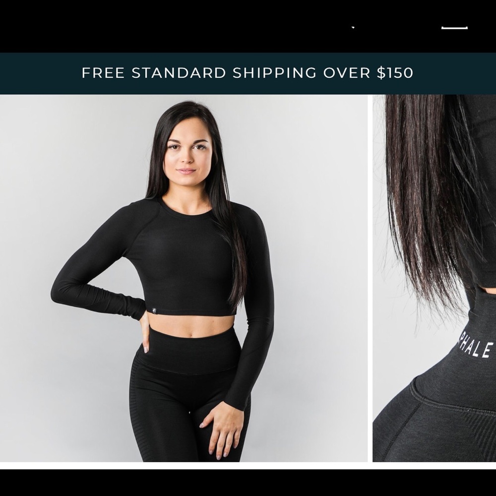 Alphalete Collective long sleeve crop